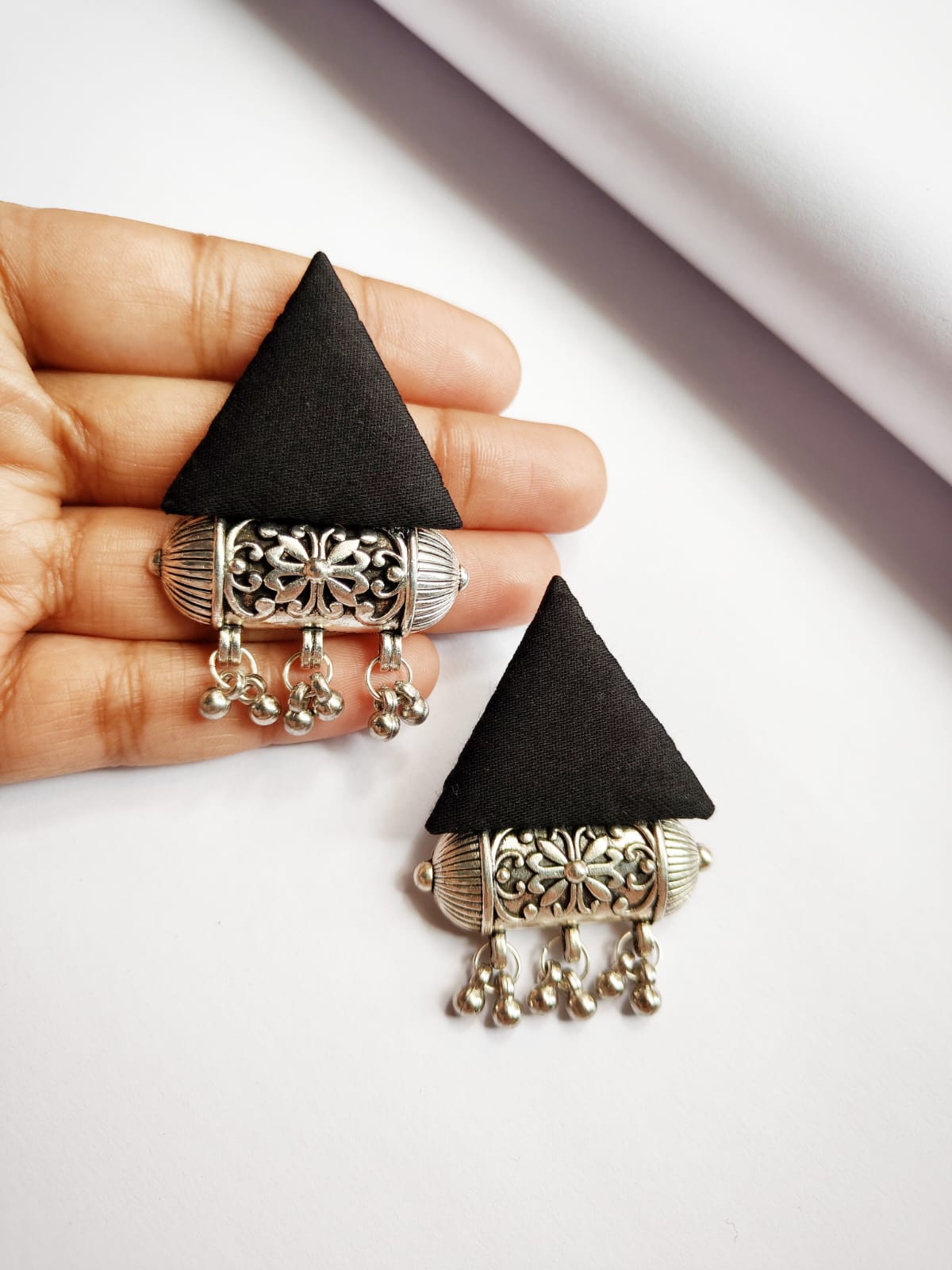 Trisha Blue Handmade Earrings