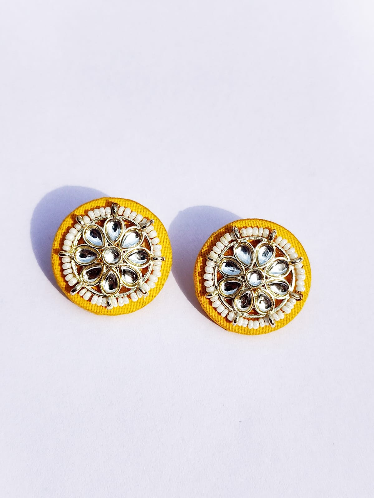 Gauri Royal Yellow Earrings