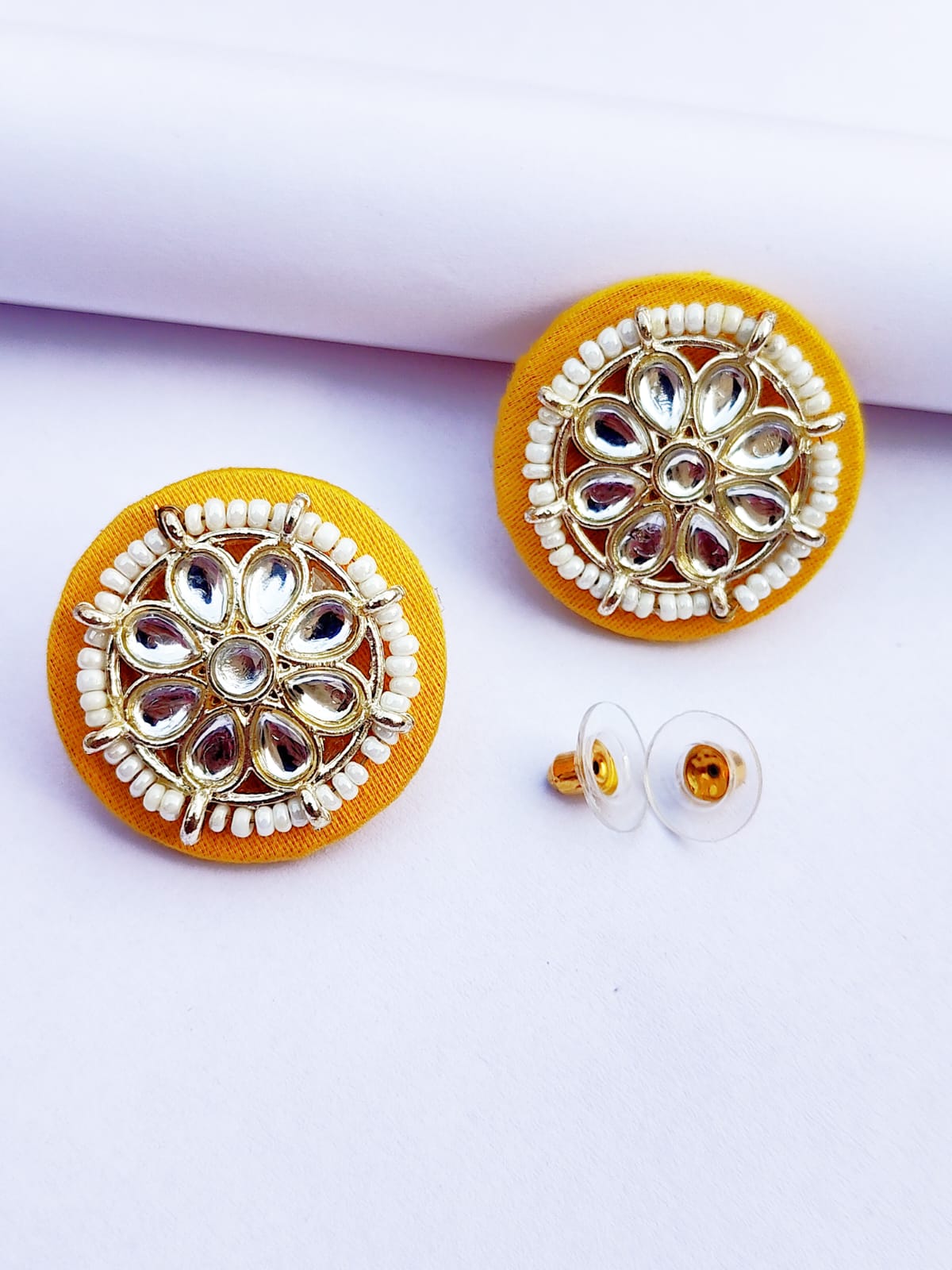 Gauri Royal Yellow Earrings