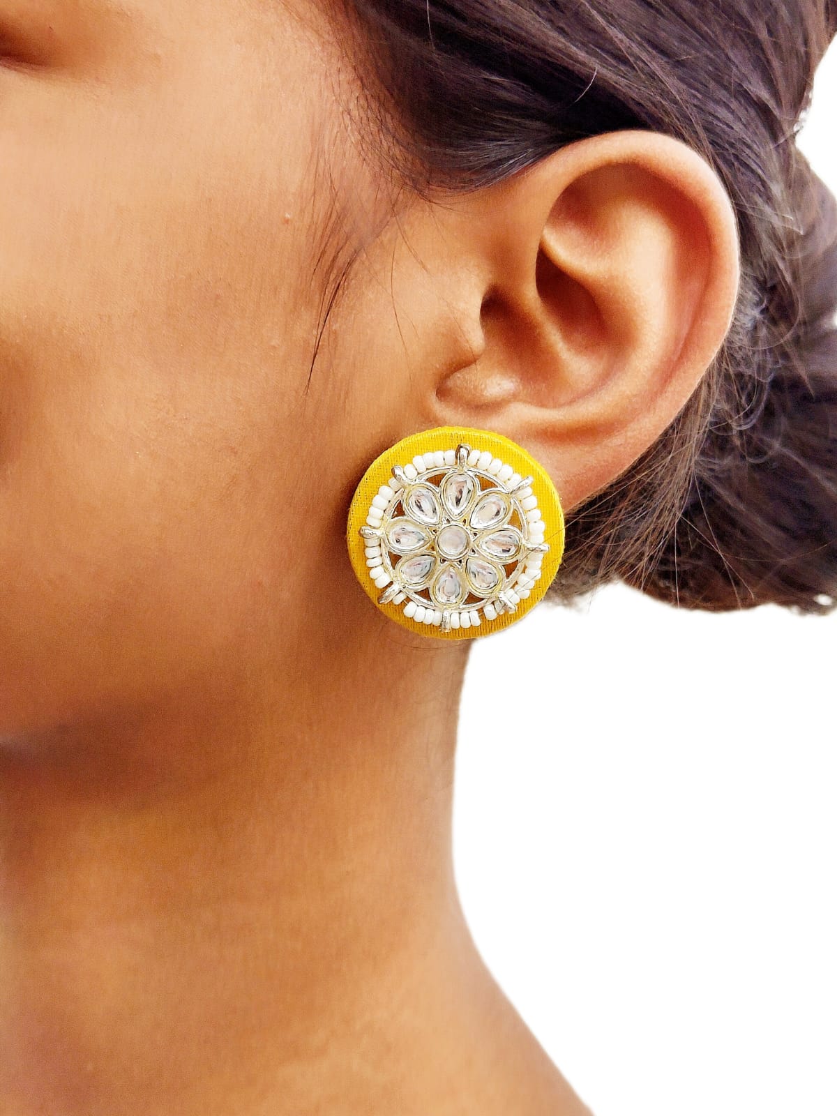 Gauri Royal Yellow Earrings