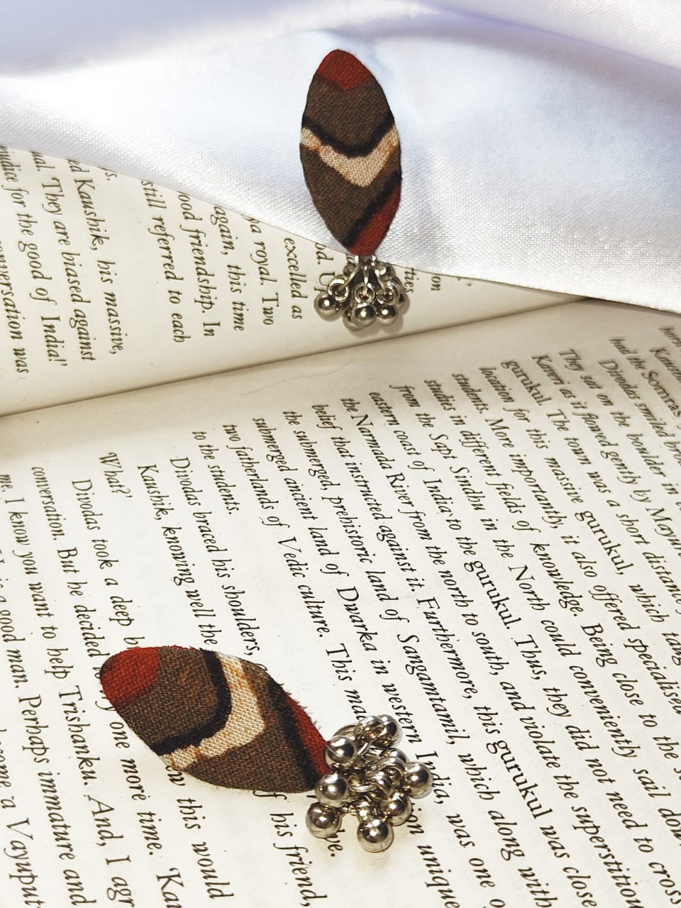 Mishti Ajrakh Earrings