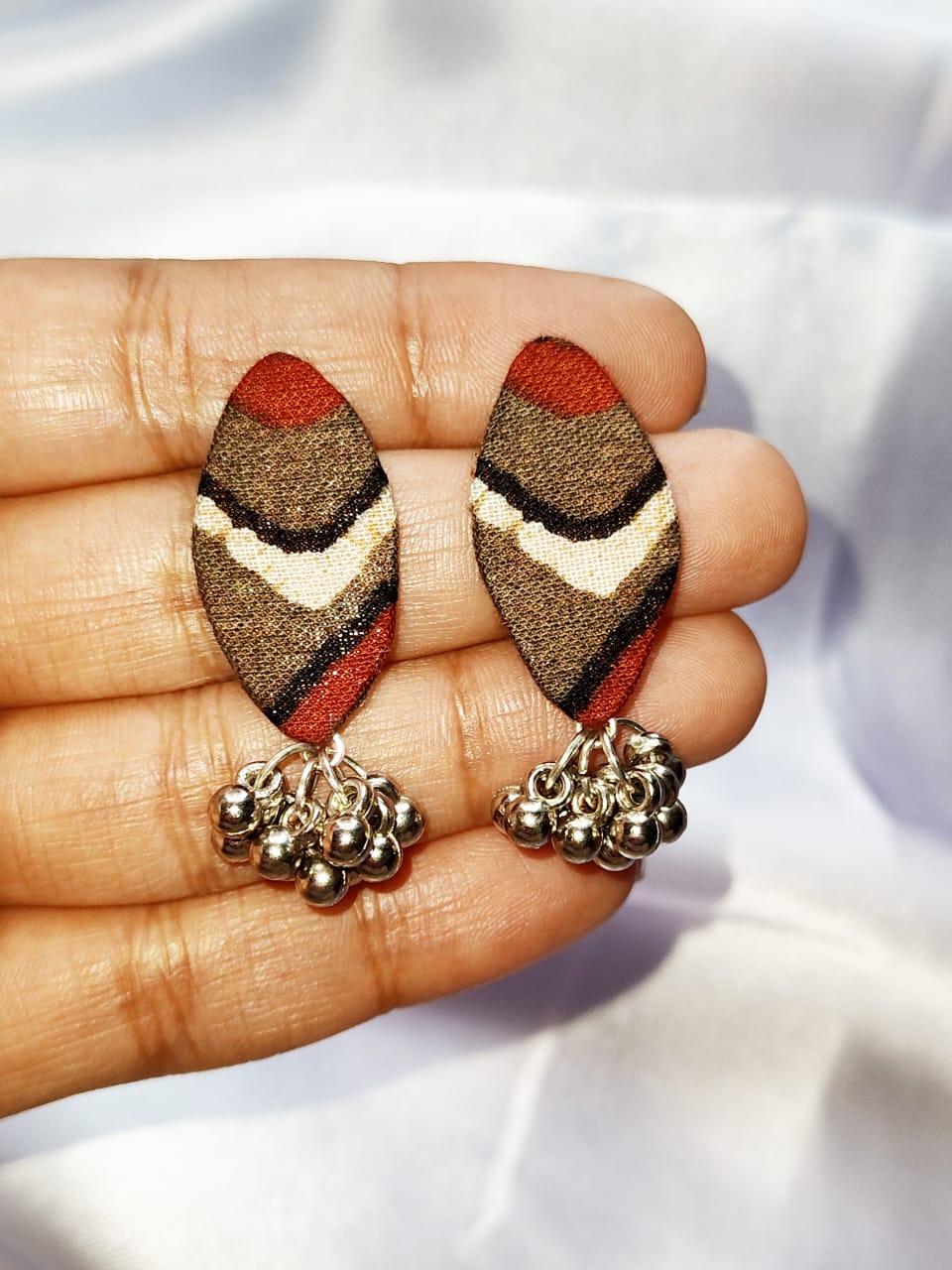 Mishti Ajrakh Earrings