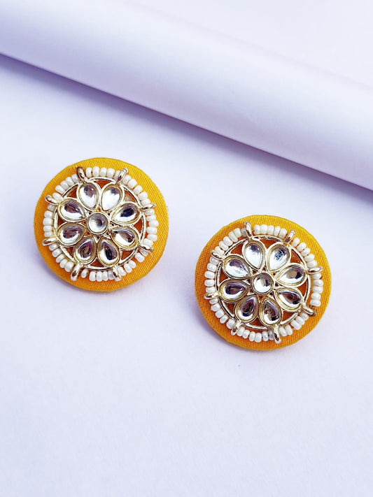 Gauri Royal Yellow Earrings