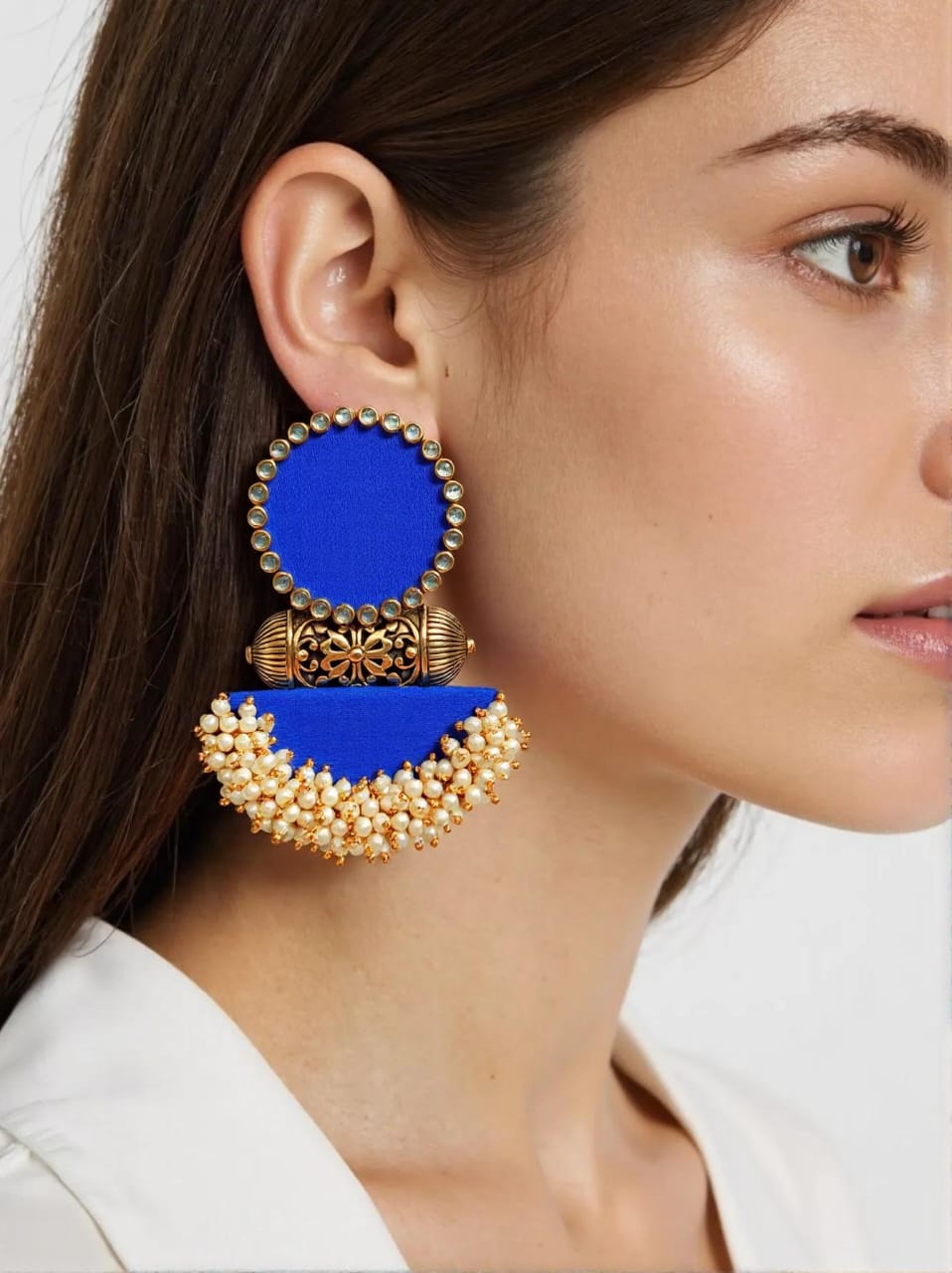 Shivanya Blue Earrings